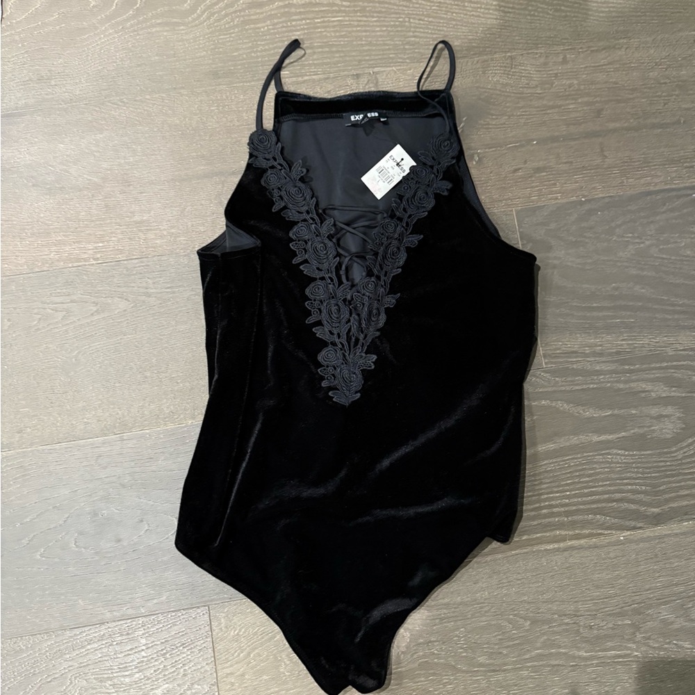 NWT Express Black Bodysuit